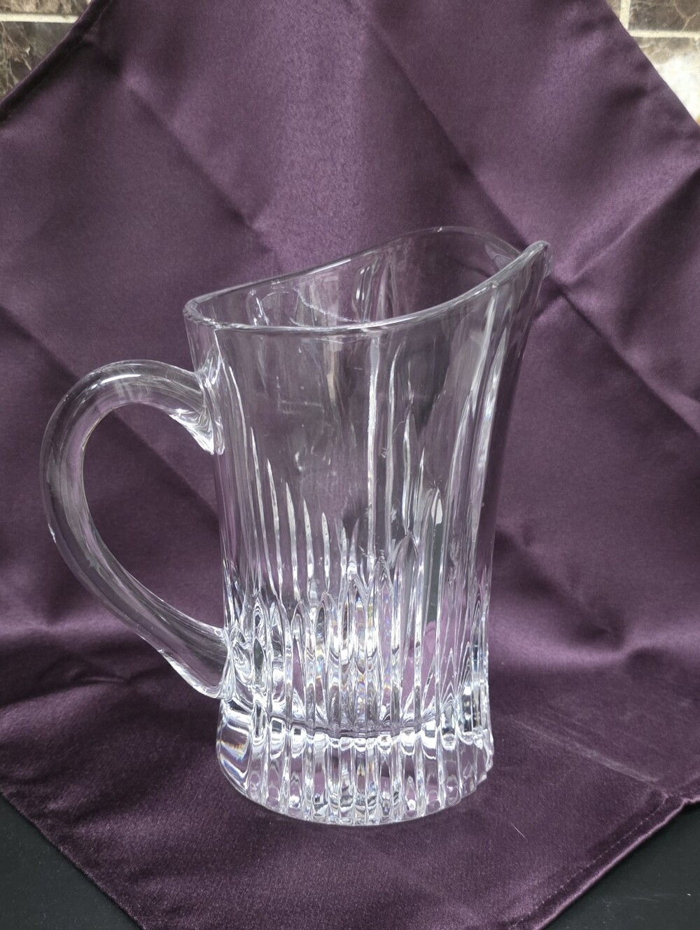Mikasa Vintage Staccato Crystal Pitcher